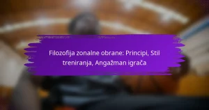 Filozofija zonalne obrane: Principi, Stil treniranja, Angažman igrača